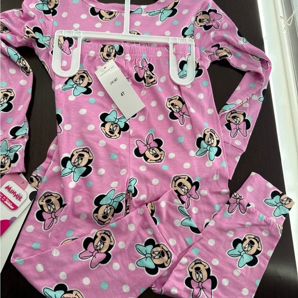 Minnie Mouse Pink Toddler Pajamas Bamboo-like - Picture 4 of 4